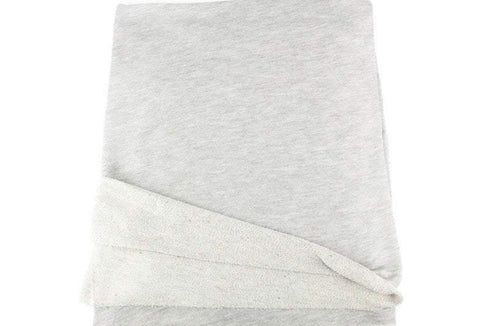 Light Heather Gray Birthday Cake Sprinkles French Terry Knit Fabric by the yard